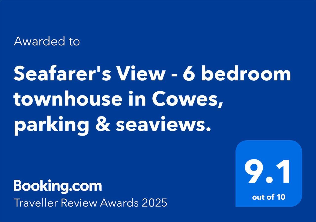 Seafarer'S View - 6 Bedroom Townhouse In Cowes, Parking & Seaviews. Каус Екстер'єр фото